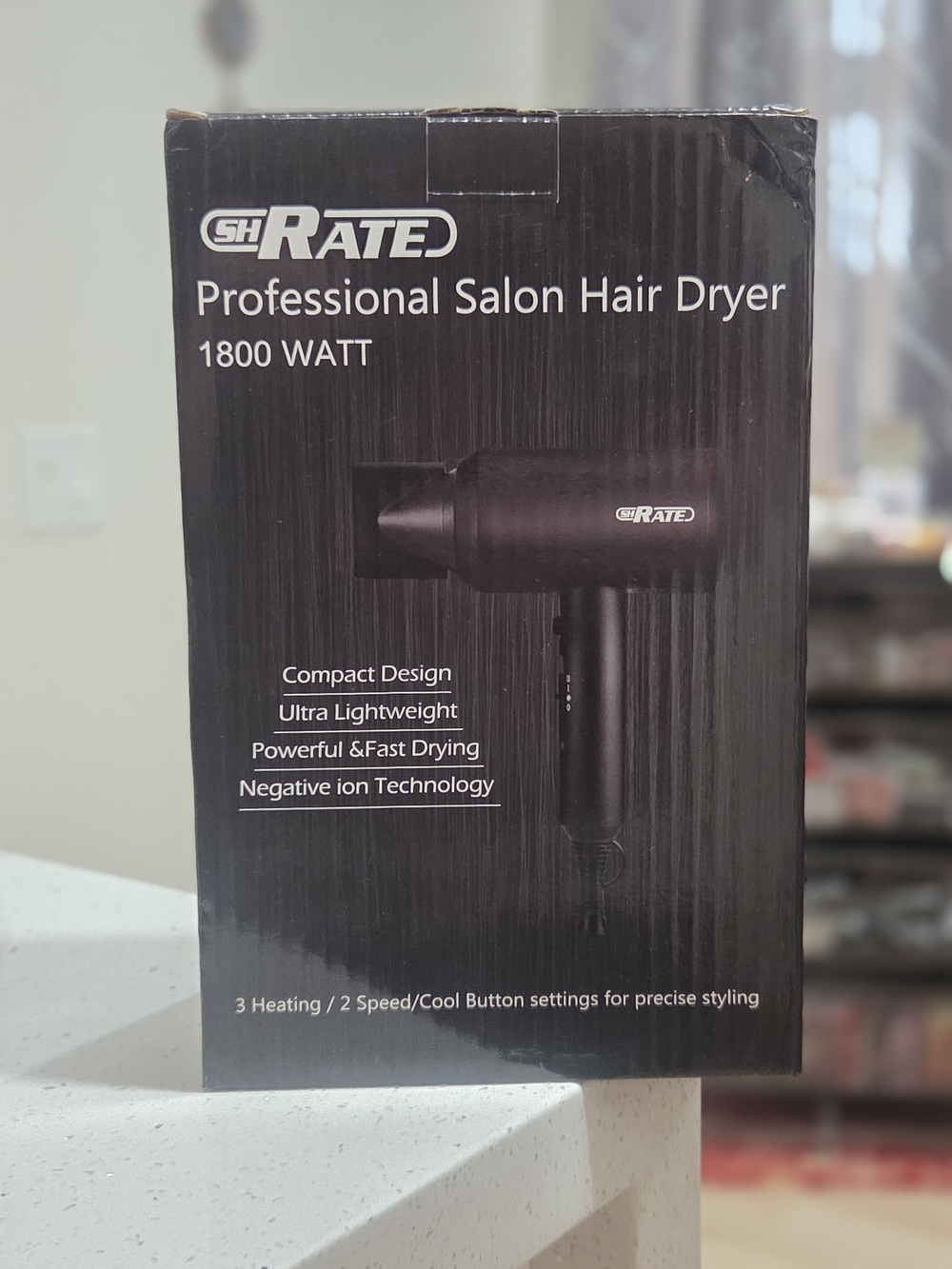 SH RATE Professional Salon Hair Dryer - Black